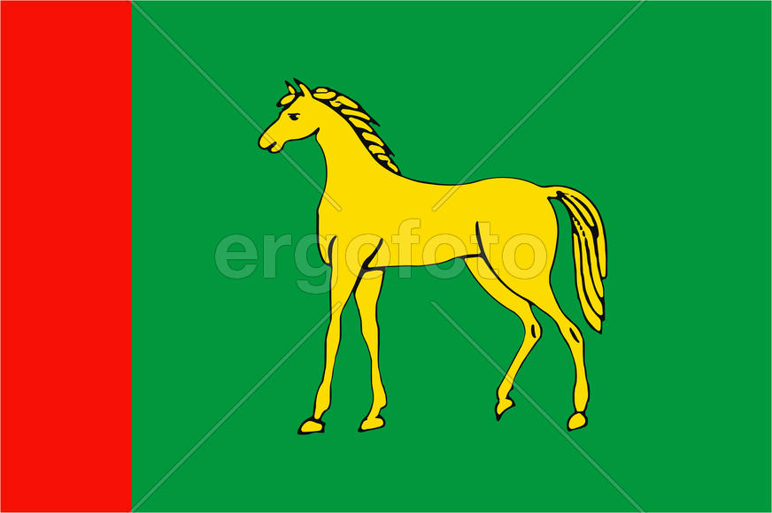 Флаг города Бронницы.Московская область