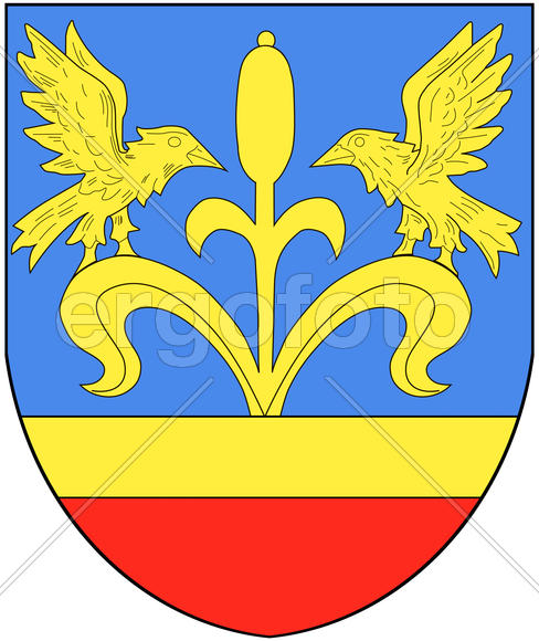 Герб города Любани (Lyuban). Беларусь