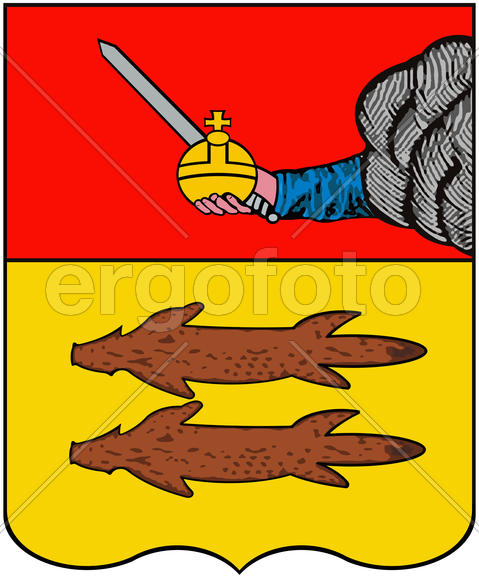 Герб городского поселка Лальск (Lalsk). Кировская область