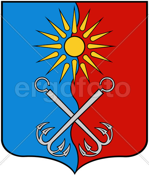 Герб города Отрадное. Ленинградская область