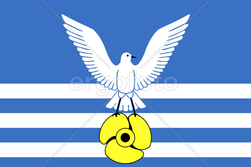 Флаг города Большой Камень. Приморский край