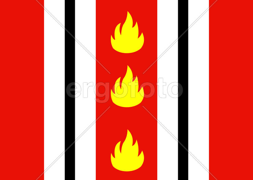 Флаг города Колпино.Ленинградская область