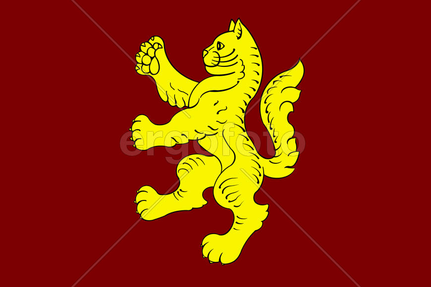 Флаг города Котово (Korovo). Волгоградская область