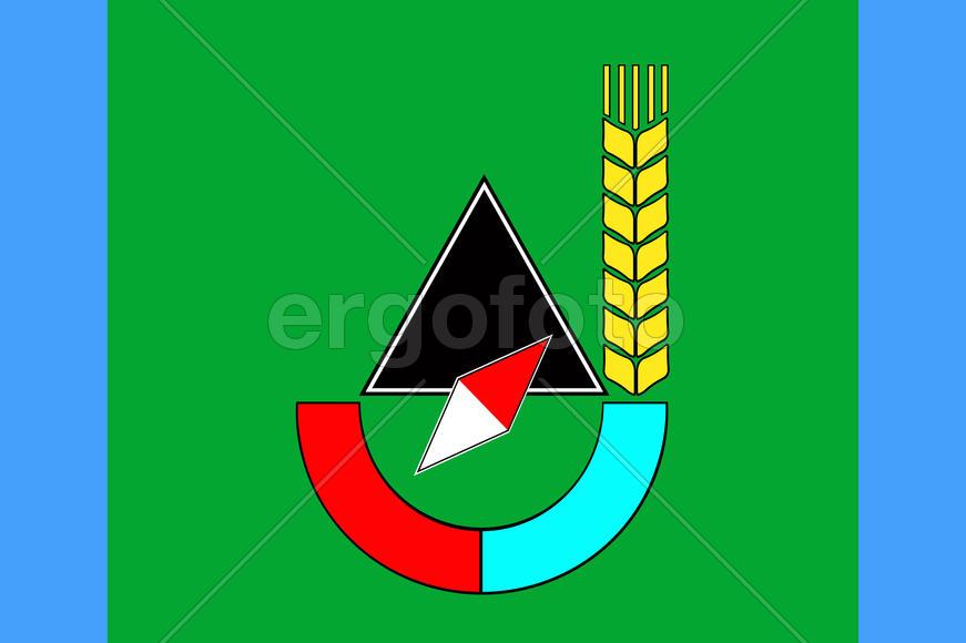 Флаг города Губкин (Gubkin). Белгородская область