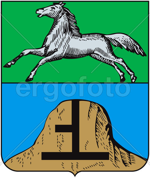 Исторический герб города Бийска (Biysk) 1804 г.