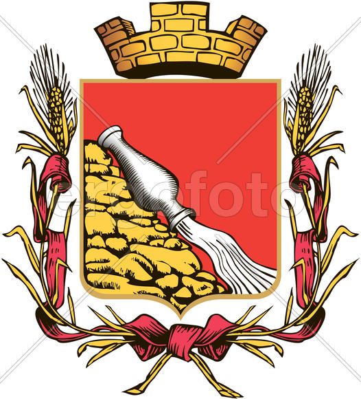 Герб города Воронеж (Voronezh) 1881 г.