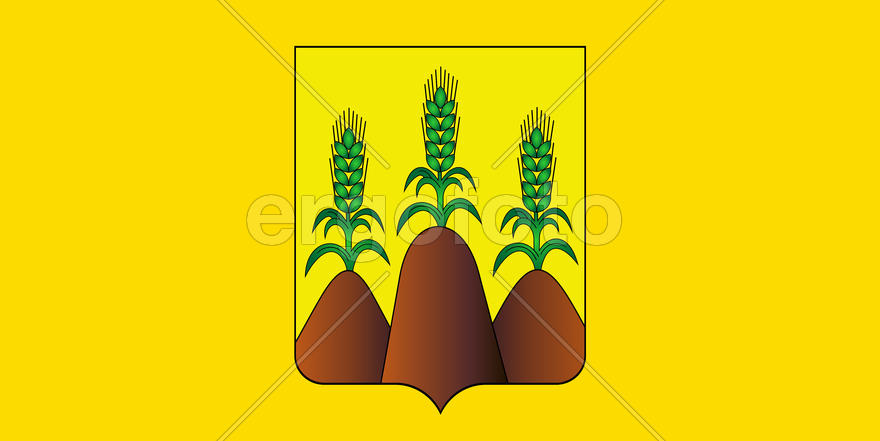 Флаг города Горки (Gorki). Республика Беларусь