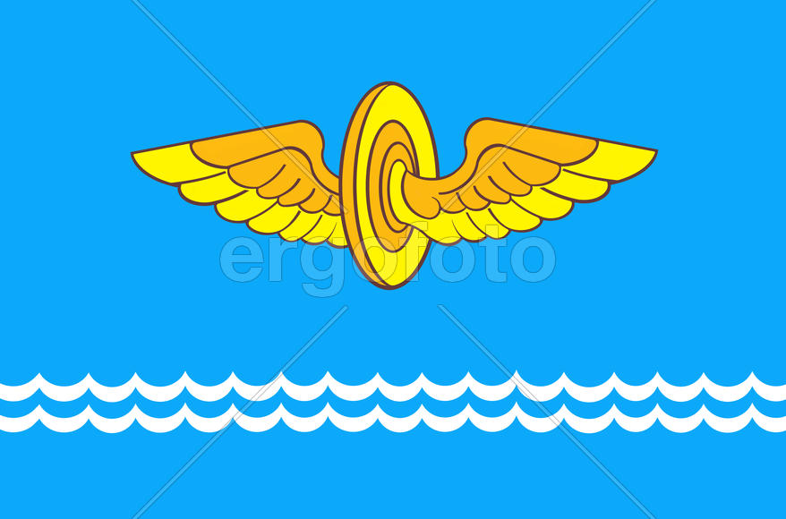 Флаг города Лиски (Liski). Воронежская область