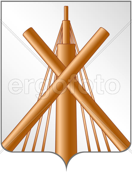 Герб города Бобруйска (Bobruysk, Babruysk). Республика Беларусь