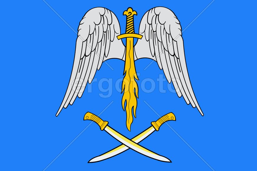 Флаг станицы Архангельская .Краснодарский край