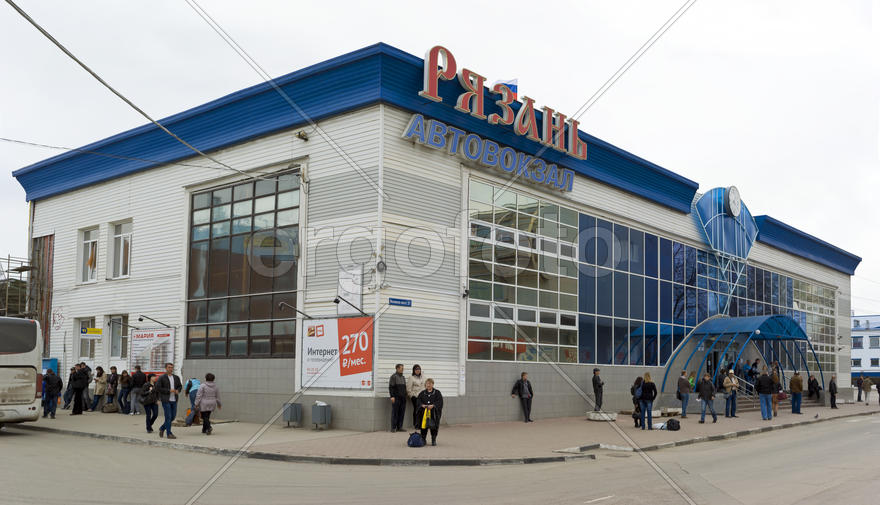 Россия, Рязань. Вид на здание автовокзала "Центральный"