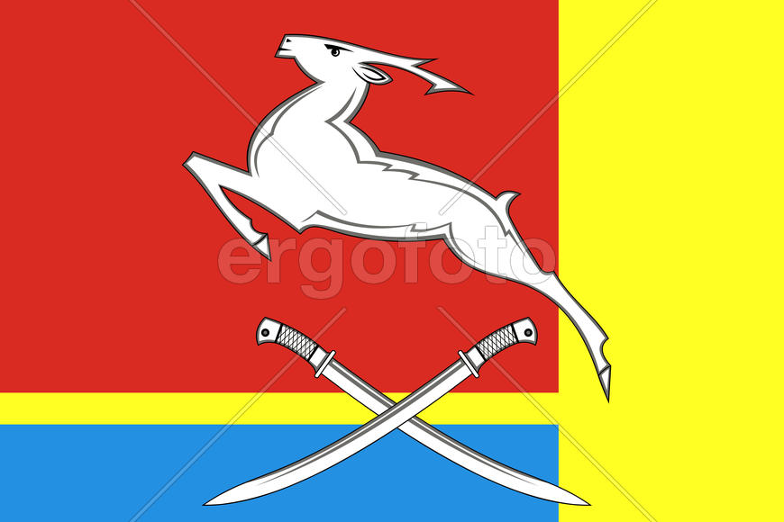 Флаг города Южноуральск