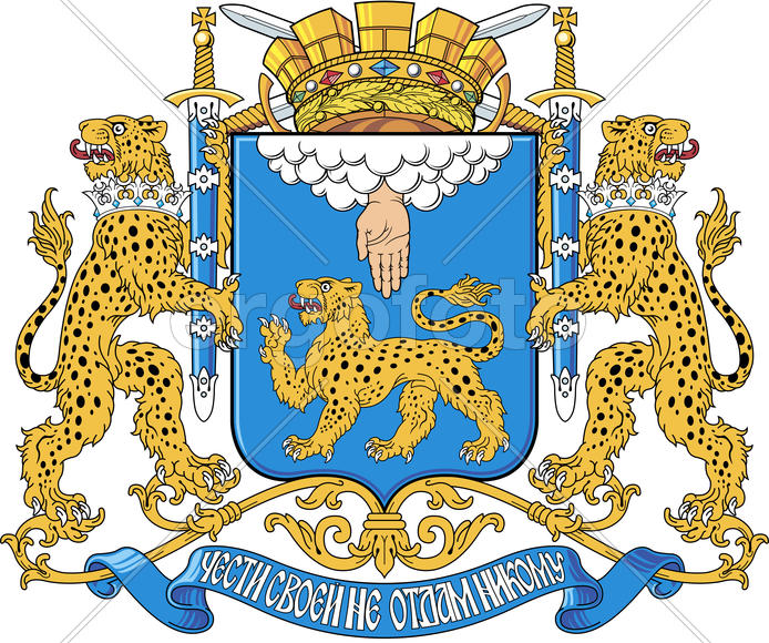 Полный (большой) герб города Пскова