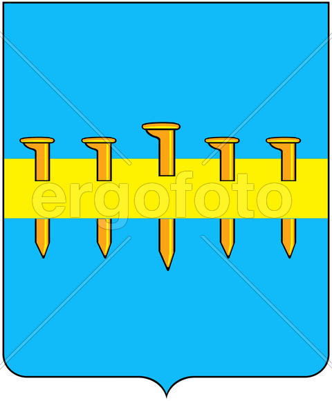 Герб поселка городского типа Магистральный (Magistralny). Иркутская область