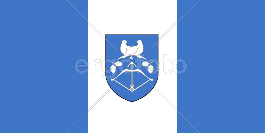 Флаг города Дрогичин (Drogichin). Беларусь