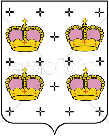 Герб города Дмитров. Московская область