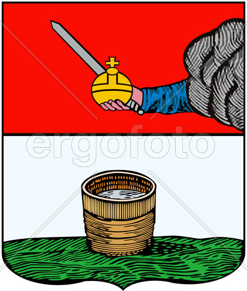 Герб города Кадников (Kadnikov) 1781 г. Вологодская область