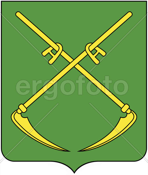 Герб города Сенно (Senno). Республика Беларусь