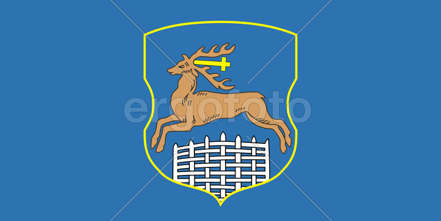 Флаг города Гродно (Grodno, Hrodna). Беларусь