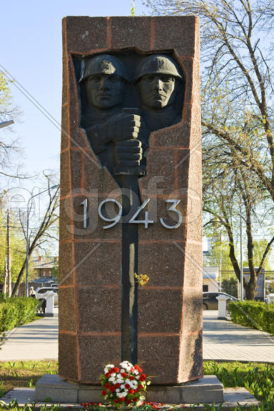 Рязань. Площадь Костюшко. Памятник в честь образования Войска Польского