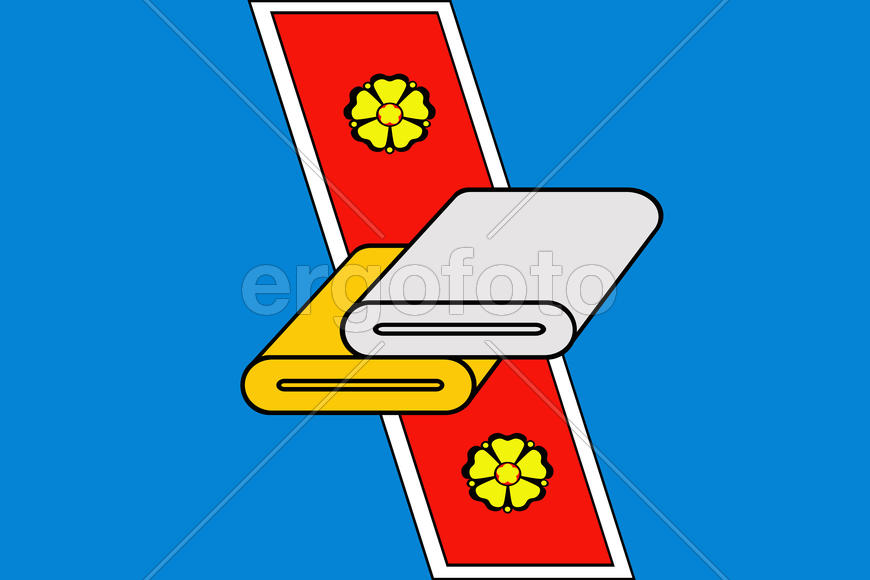 Флаг города Карабаново (Karabanovo). Владимирская область