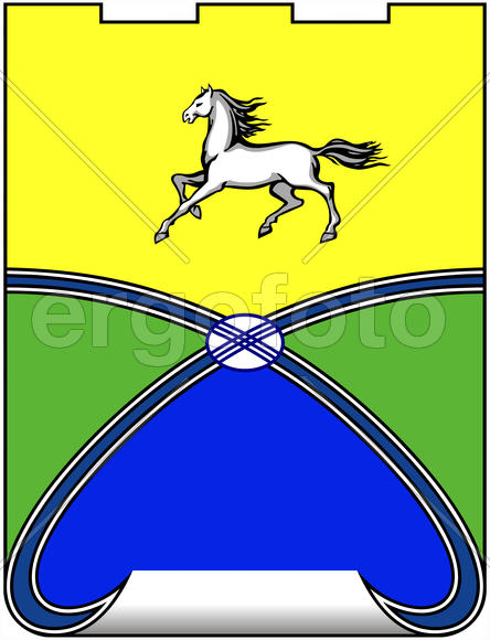 Герб города Уральск (Uralsk). Казахстан