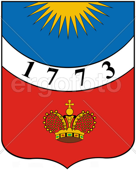 Герб города Тихвин. Ленинградская область