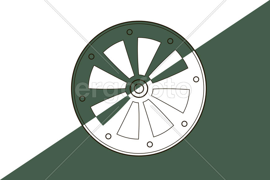 Флаг города Карасук. Новосибирская область