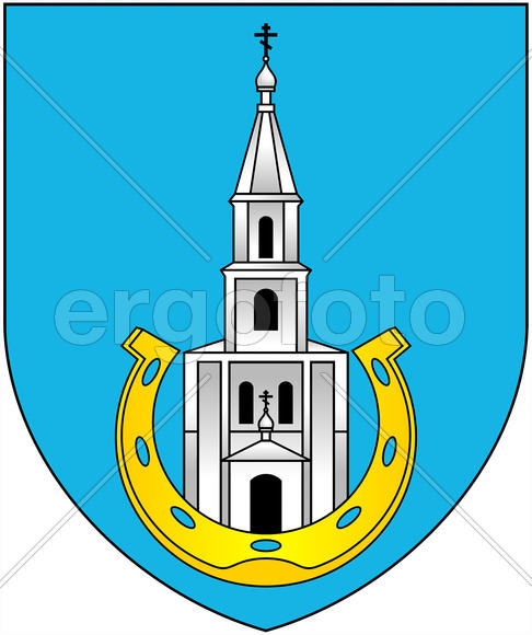 Герб города Иваново (Ivanovo). Республика Беларусь
