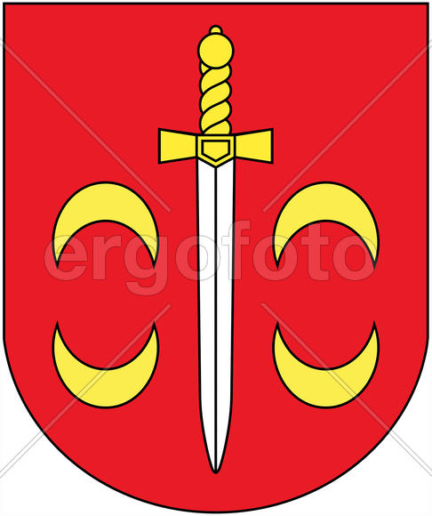 Герб города Толочин (Tolochin). Республика Беларусь