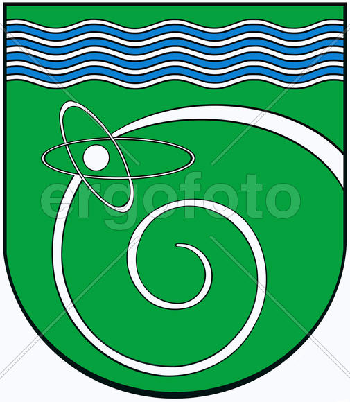 Герб города Протвино. Московская область