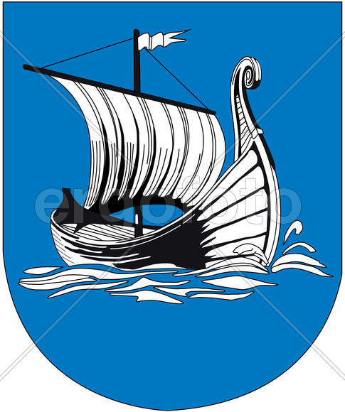 Герб города Жлобин (Zhlobin). Беларусь