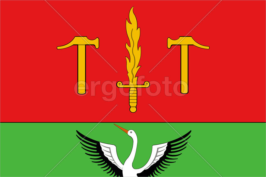 Флаг города Талдом. Московская область