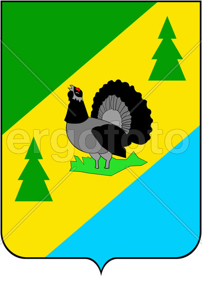 Герб города Алзамай (Alzamay). Иркутская область