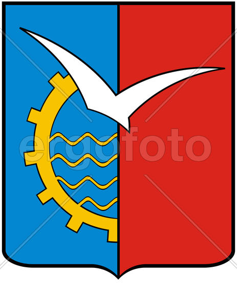 Герб города Северодвинск (Severodvinsk). Архангельская область