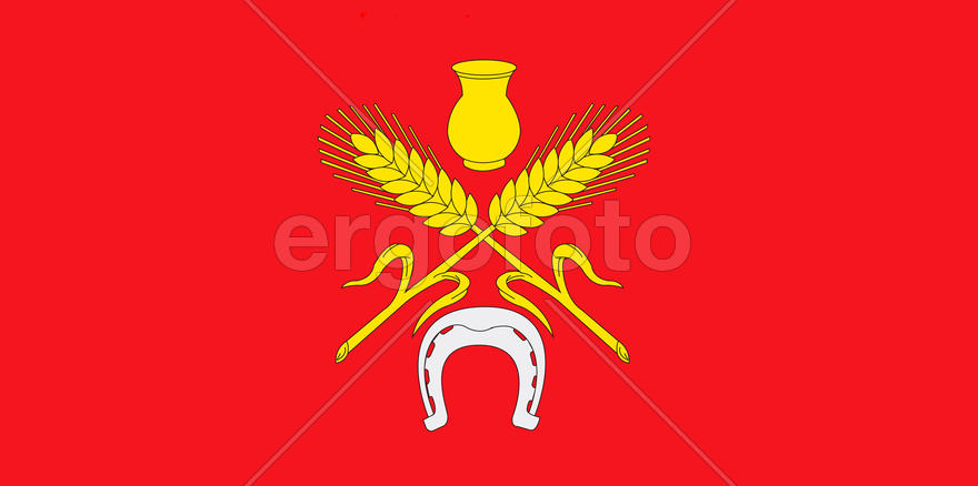 Флаг города Костюковичи (Kostyukovichi). Беларусь