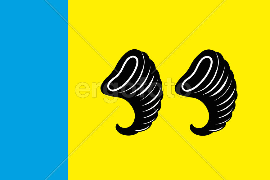 Флаг города Нерехта (Nerekhta). Костромская область