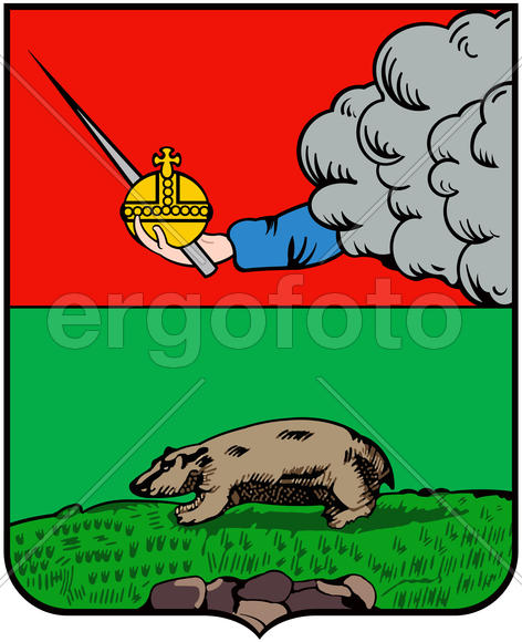 Герб города Шенкурск (Shenkursk) 1780 г. Архангельская область