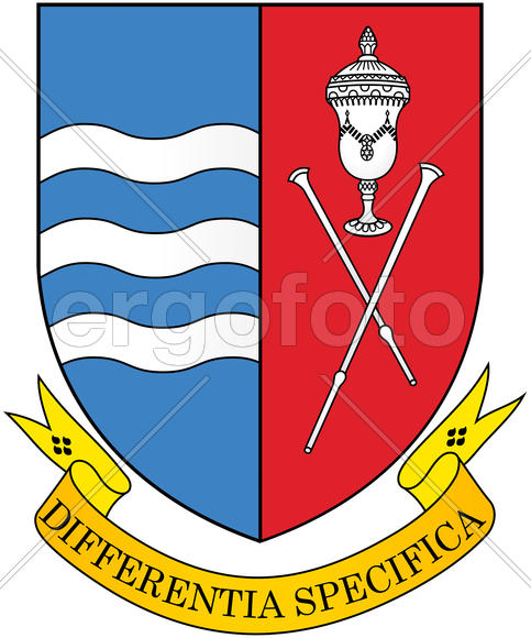 Герб города Берёзовка (Beryozovka). Республика Беларусь