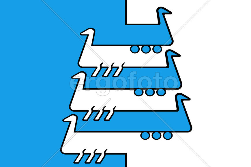 Флаг города Наволока (Navoloka). Ивановская область