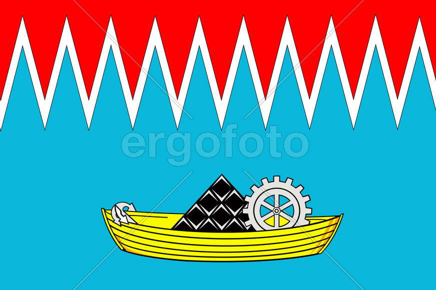 Флаг  города Свирск (Svirsk). Иркутская область