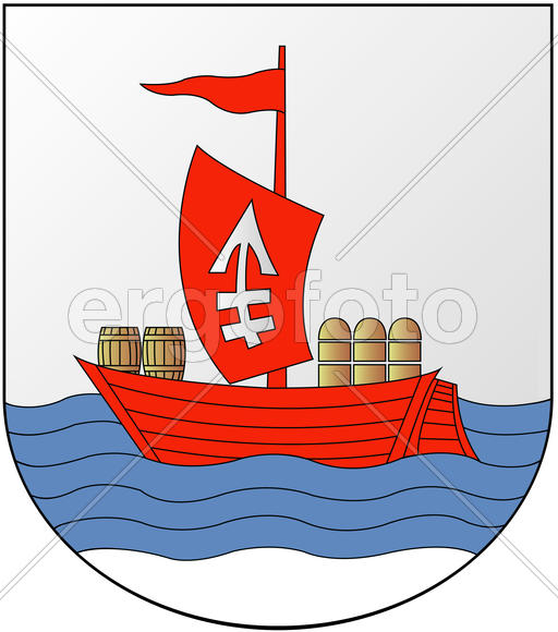 Герб города Бешенковичи (Beshenkovichi). Беларусь