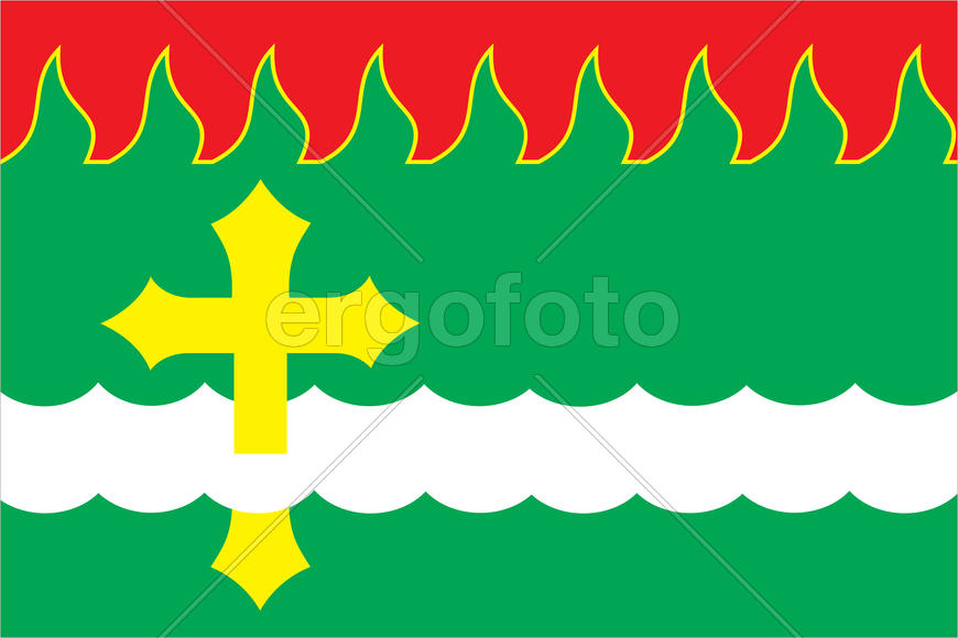 Флаг города Рошаль. Московская область