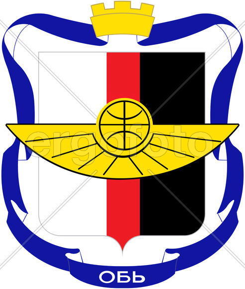 Герб города Обь. Новосибирская область