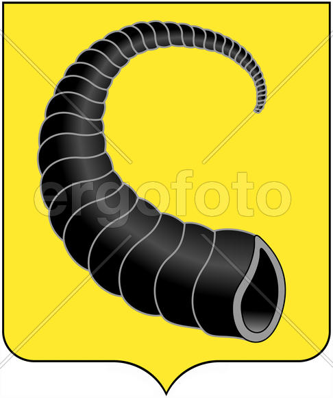 Герб города Рогачева (Rogachev). Республика Беларусь 