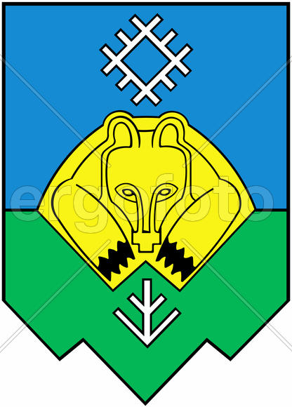 Герб города Сыктывкара (Syktyvkar). Республика Коми