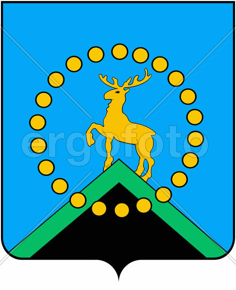 Герб города Оленегорск. Мурманская область