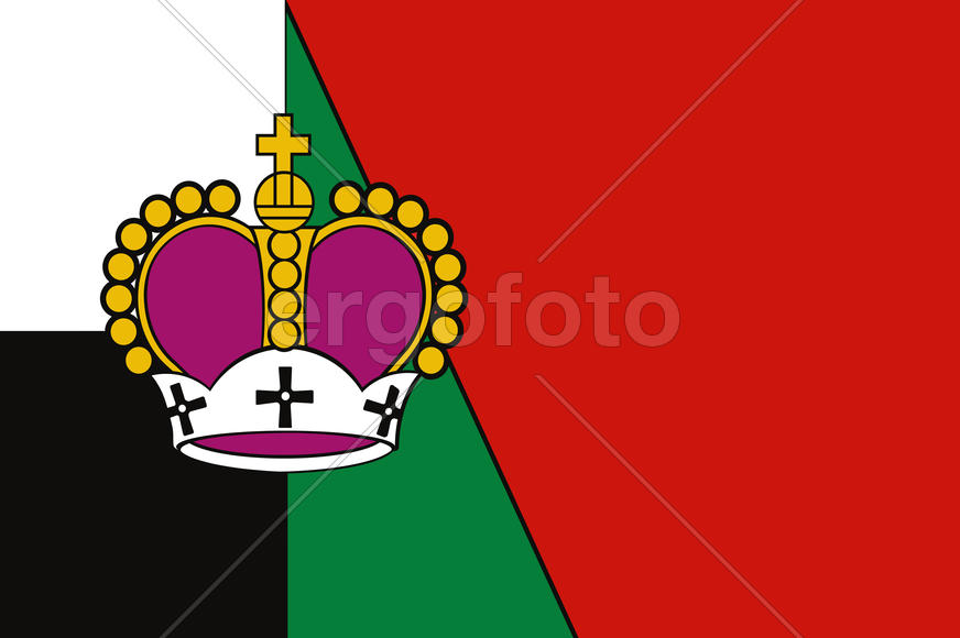 Флаг городского поселка Голицино. Московская область