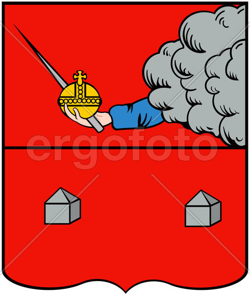 Герб города Сольвычегодска (Solvychegodsk). Архангельская область