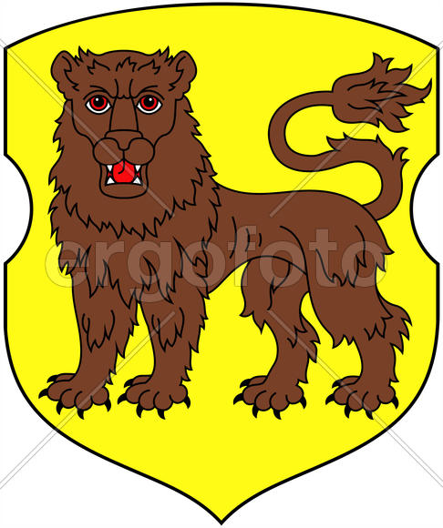 Герб города Городок (Gorodok, Haradok). Республика Беларусь